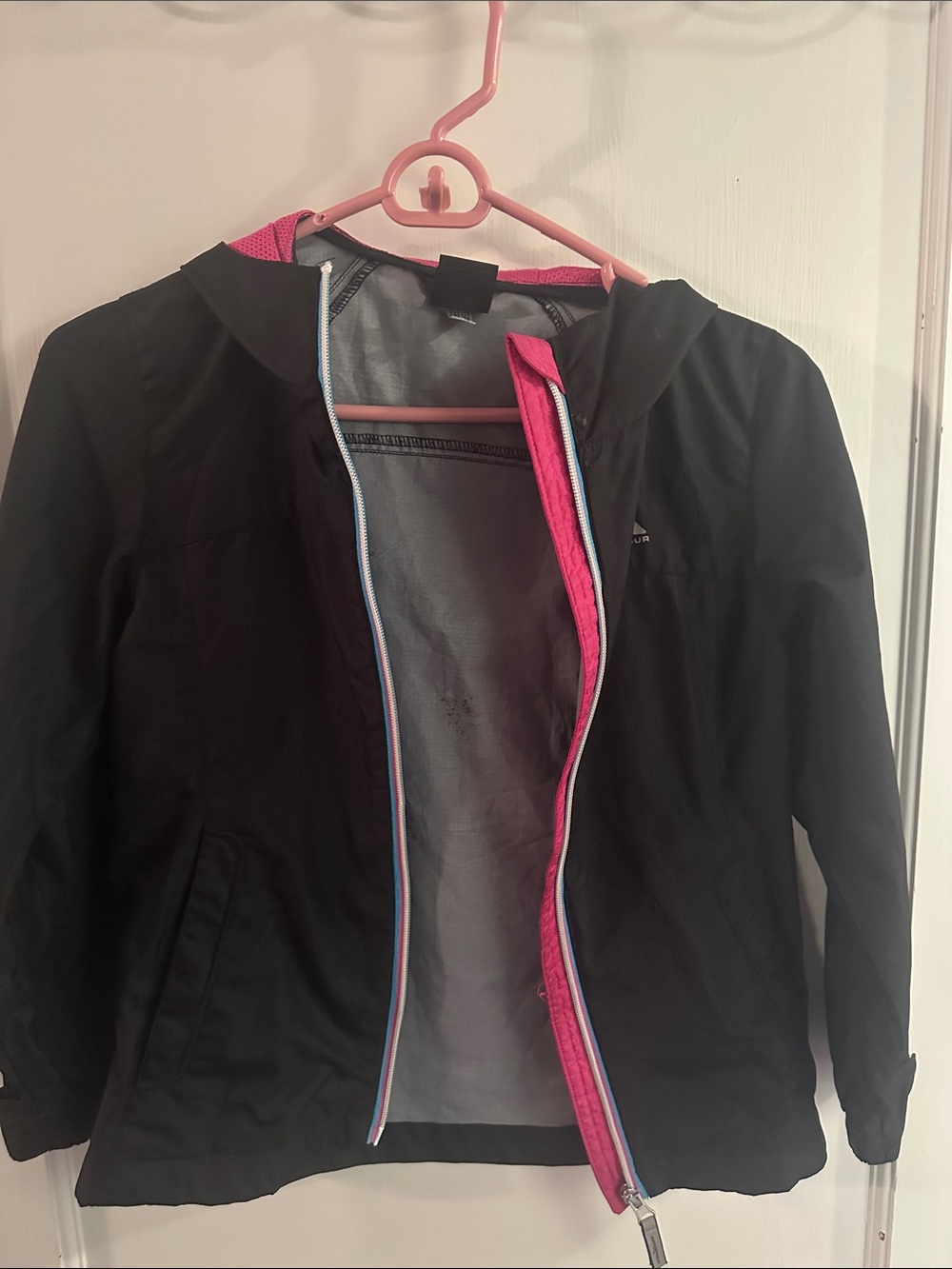 ZeroXposur Black Jacket with Pink Interior Trim